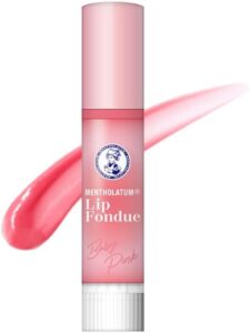 Mentholatum Lip Fondue Baby Pink, 0.1 oz (3.2 g), Fujon Floral Scent